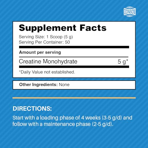 Donson Creatine Monohydrate for Women Booty Gain – 8.8oz Creatine Powder - Maple Wellness Supplements