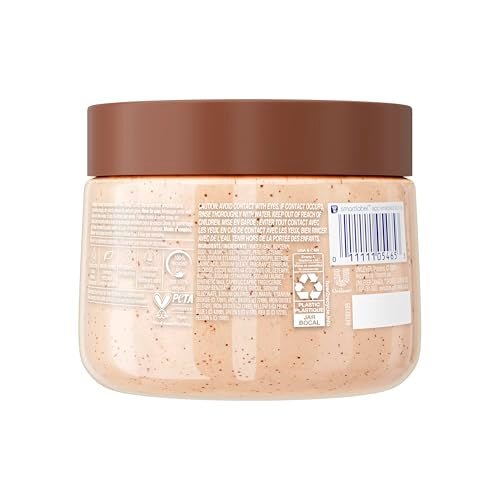 Dove Brown Sugar and Coconut Butter Body Scrub Exfoliates and Deeply Nourishes for Smooth, Radiant Skin 15 oz - Maple Wellness Supplements