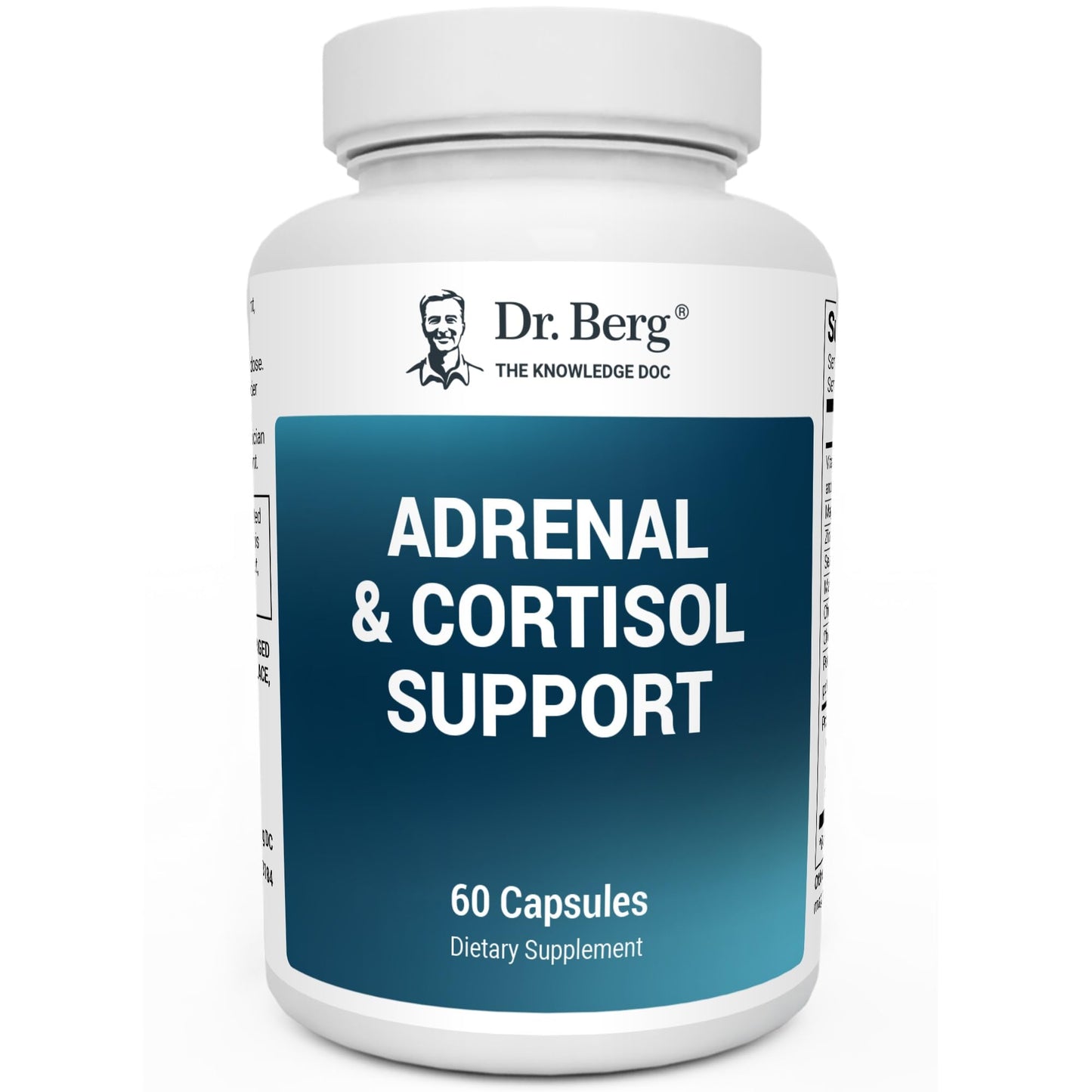 Dr. Berg Adrenal & Cortisol Capsules - Adrenal Supplement & Cortisol Manager - Mood, Focus, Relaxation and Stress Support - Adrenal Supplements with Ashwagandha Extracts - 60 Capsules - Maple Wellness Supplements