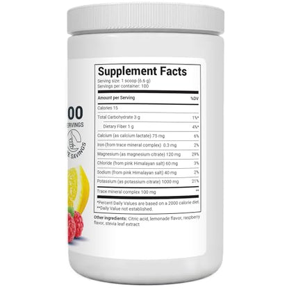 Dr. Berg Hydration Keto Electrolyte Powder - Enhanced w/ 1,000mg of Potassium - Maple Wellness Supplements
