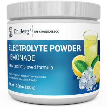 Dr. Berg Hydration Keto Electrolyte Powder - Enhanced w/ 1,000mg of Potassium & Real - Maple Wellness Supplements