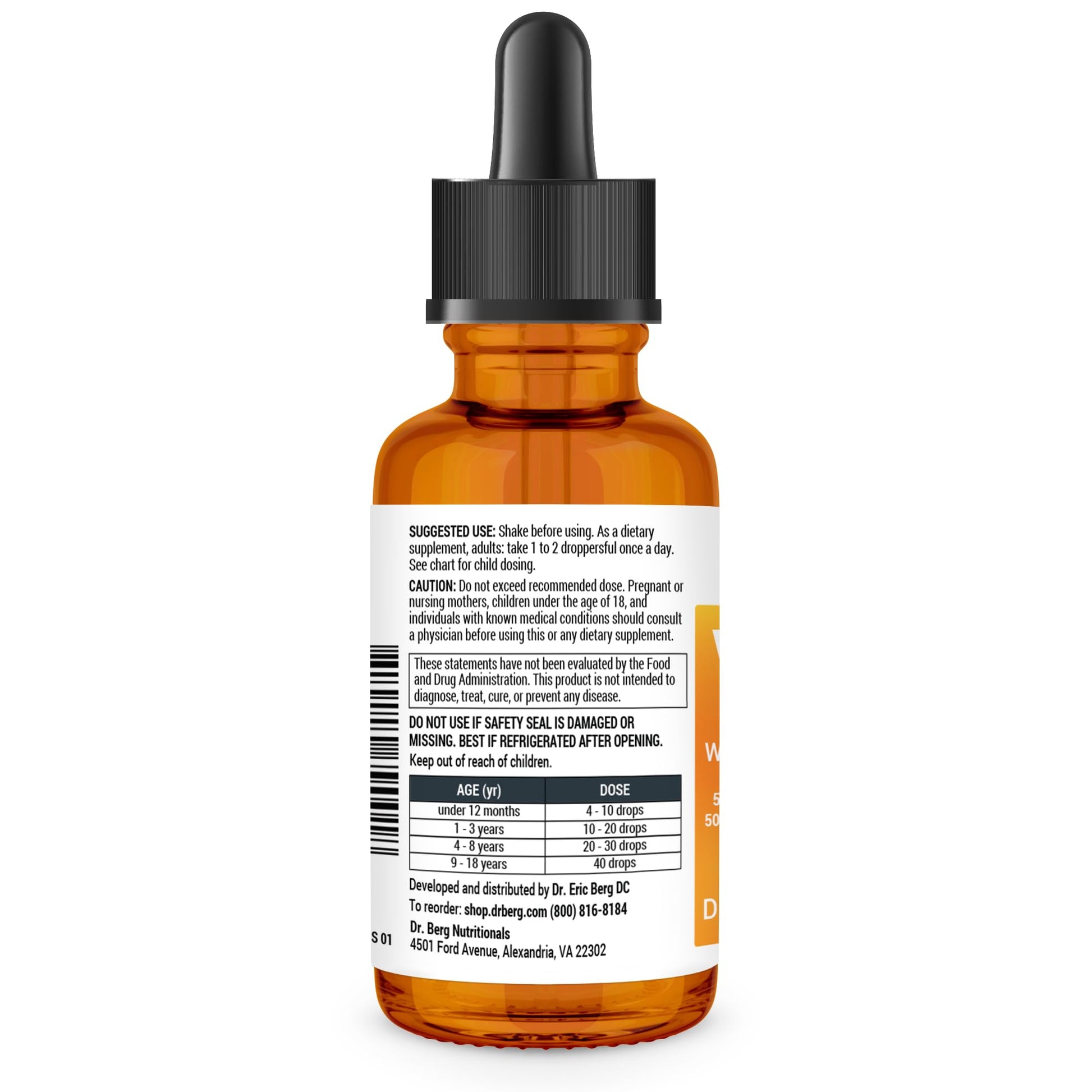 Dr. Berg Liquid Vitamin D3 & K2 Supplement - For Bone, Teeth, Mood & Immune Health - Maple Wellness Supplements