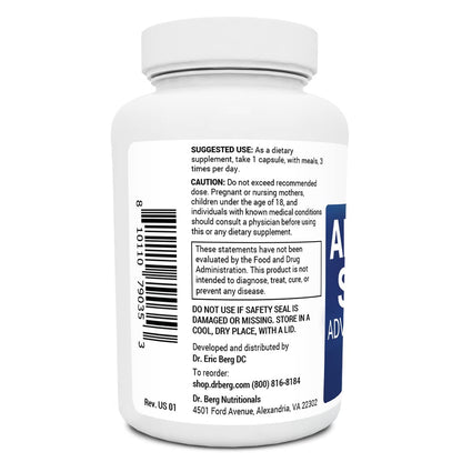 Dr. Berg’s Adrenal Stress Advanced Formula - Adrenal Support Supplements for Stress - Maple Wellness Supplements