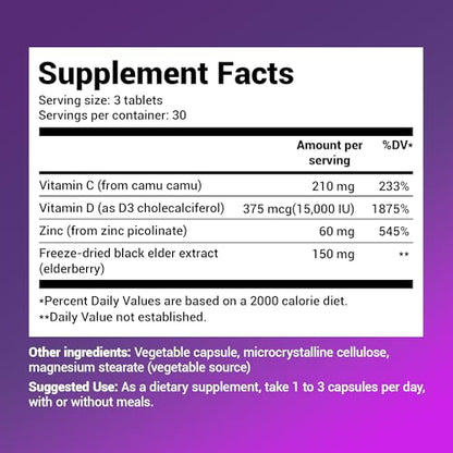 Dr. Berg's Advanced Immune Support - Daily Immunity Multi-System Defense Supplement - Maple Wellness Supplements