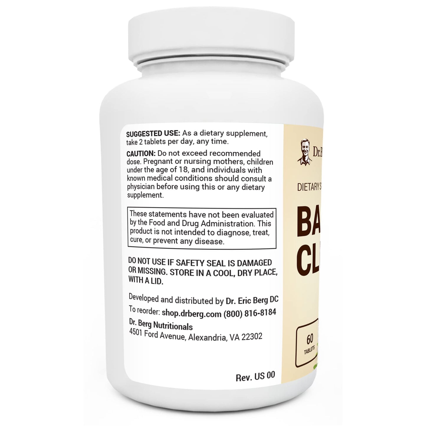 Dr. Berg's Bacti-Cleanse - 8in1 Immune Booster Supplements with Digestive - Maple Wellness Supplements