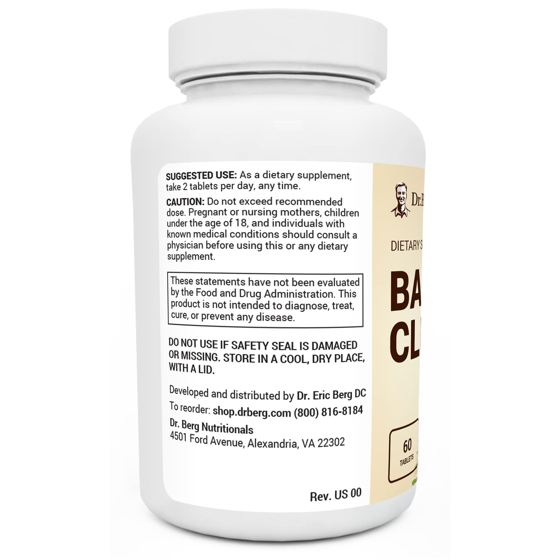 Dr. Berg's Bacti-Cleanse - 8in1 Immune Booster Supplements with Digestive - Maple Wellness Supplements