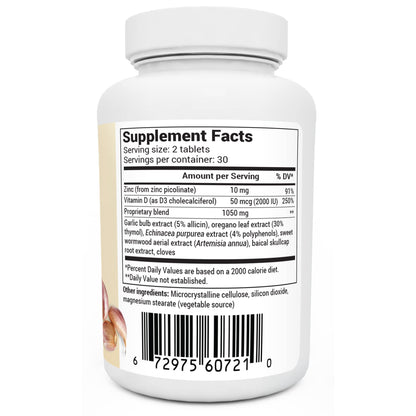 Dr. Berg's Bacti-Cleanse - 8in1 Immune Booster Supplements with Digestive - Maple Wellness Supplements
