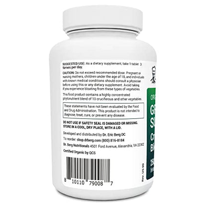 Dr. Berg's Greens Superfood Cruciferous Vegetable Tablets - Vegetable Supplements - Maple Wellness Supplements