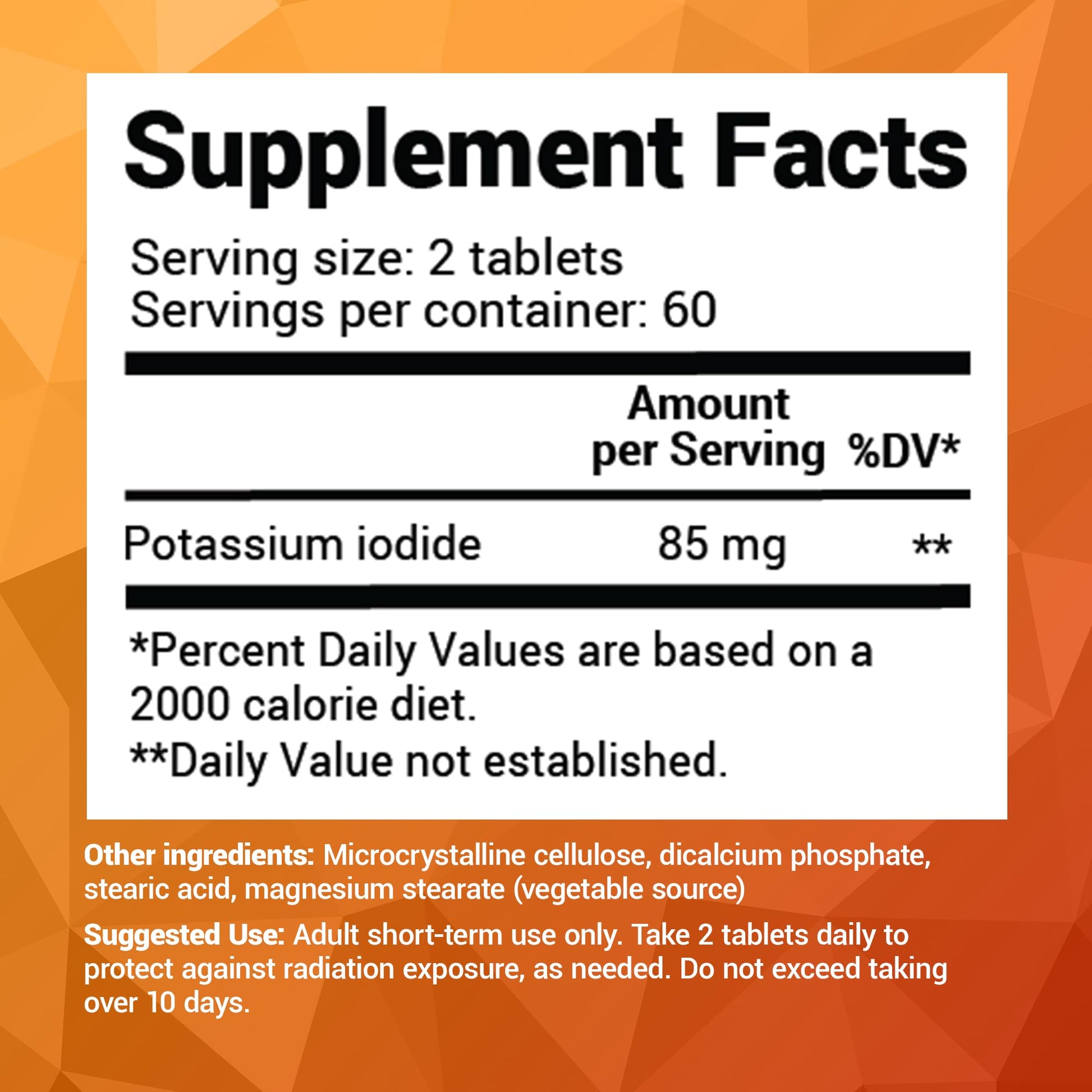 Dr. Berg's Incredible Potassium Iodide Tablets - Now 120 Tablets with a Smaller Easy - Maple Wellness Supplements