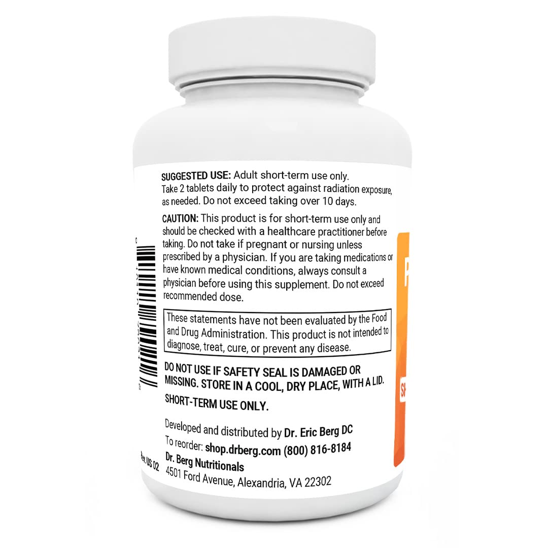 Dr. Berg's Incredible Potassium Iodide Tablets - Now 120 Tablets with a Smaller Easy - Maple Wellness Supplements