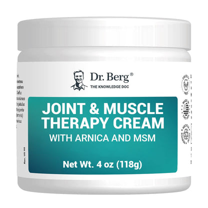 Dr. Berg's Joint & Muscle Cream - Workout Recovery, Full-Body Relaxation, Skin Nourishme - Maple Wellness Supplements