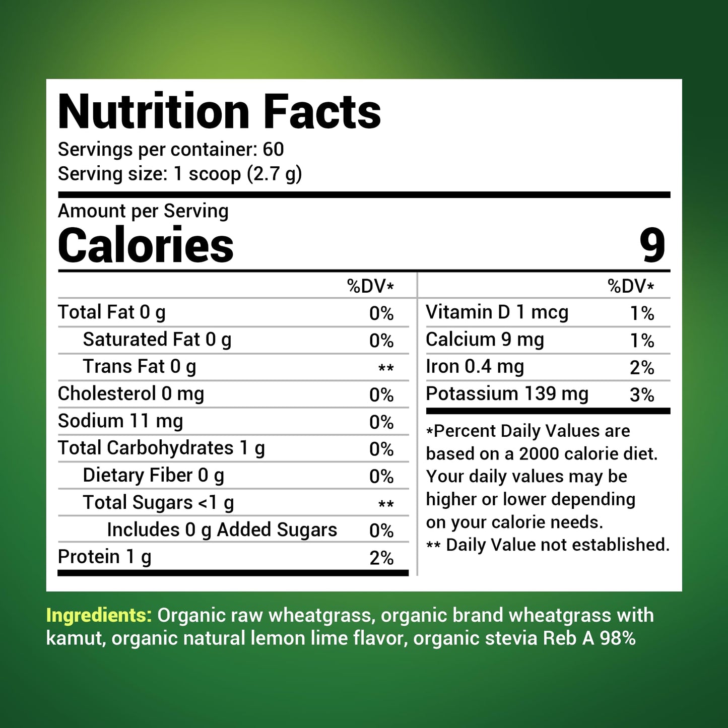 Dr. Berg's Raw Wheatgrass Juice Powder (60 Servings) - USDA Certified Organic - Maple Wellness Supplements