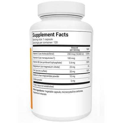 Dr. Berg's Vitamin D3 K2 Supplement w/MCT Oil - Includes 10,000 IU of Vitamin D3 - Maple Wellness Supplements
