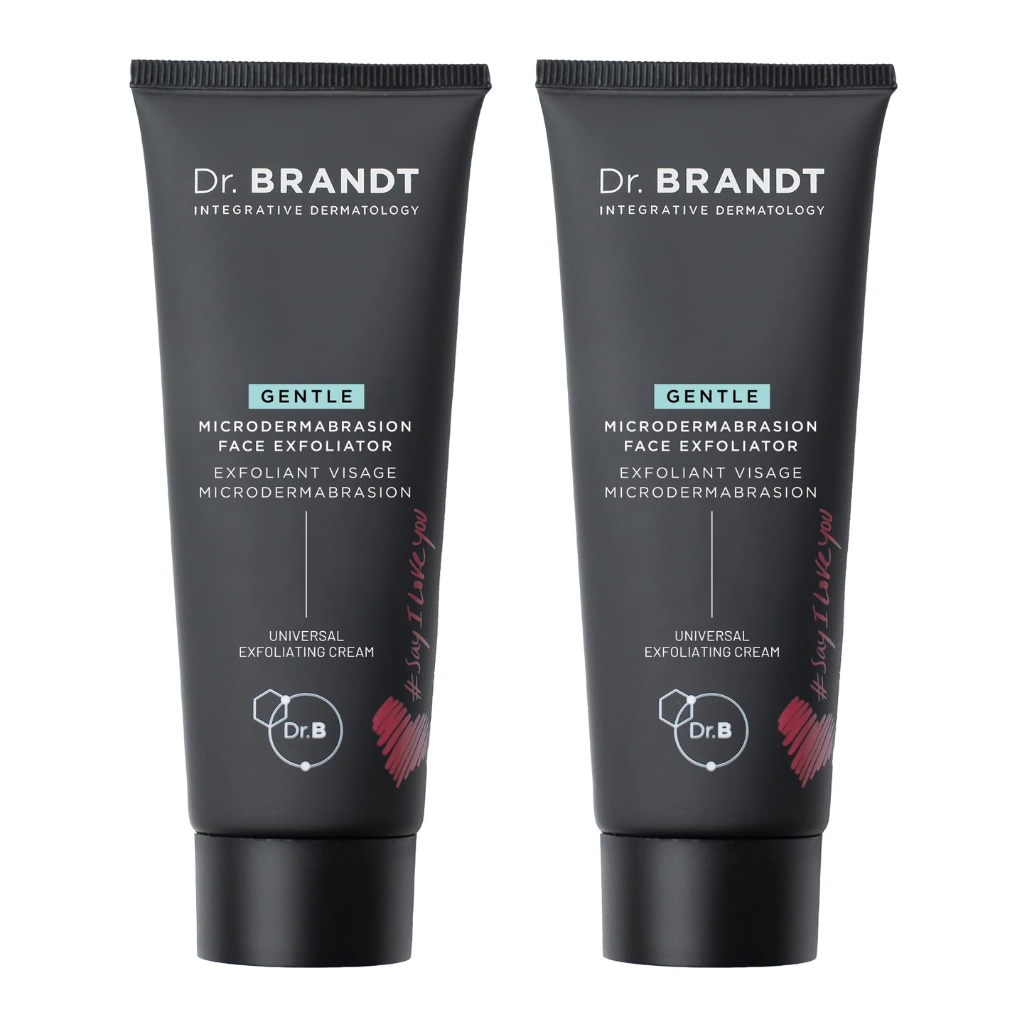 Dr. Brandt Microdermabrasion Gentle Face Exfoliator - Reduces Dull Skin, Uneven Texture, Fine Lines, Acne Scars & Wrinkles - 2.0 oz, Pack of 2 - Maple Wellness Supplements