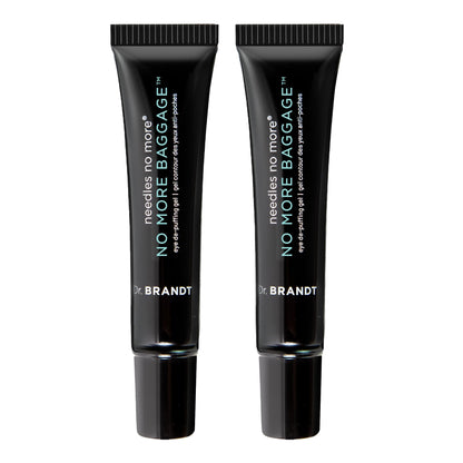 Dr. Brandt Needles No More, No More Baggage - 0.23 oz, Pack of 2 - Minimizes Under-Eye Bags, Puffiness & Dark Circles - Maple Wellness Supplements