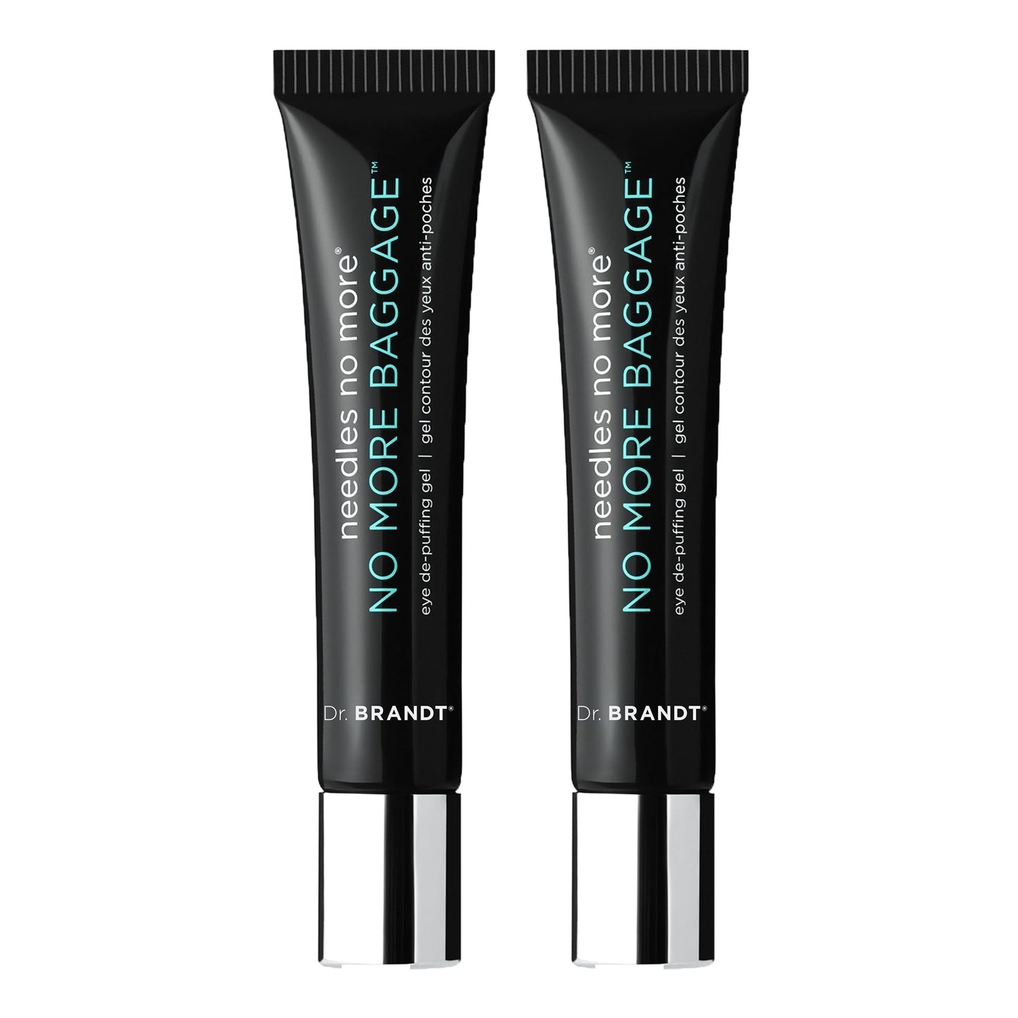 Dr. Brandt Needles No More, No More Baggage - 0.5 oz, Pack of 2 - Minimizes Under-Eye Bags, Puffiness & Dark Circles - Maple Wellness Supplements