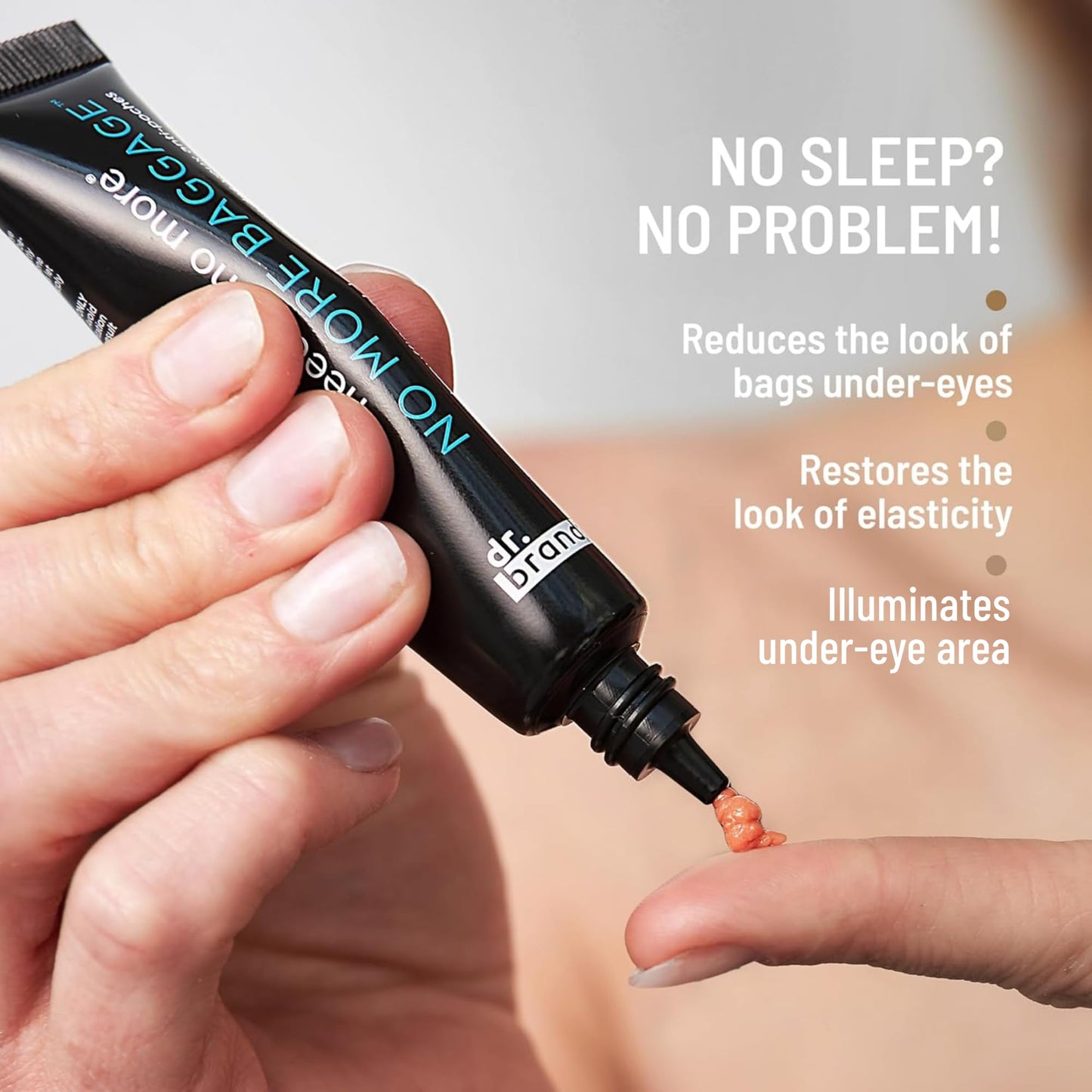 Dr. Brandt Needles No More, No More Baggage Bundle - Minimizes Under-Eye Bags, Puffiness & Dark Circles - Full (0.5 oz) + Travel Size (0.25 oz) - Maple Wellness Supplements