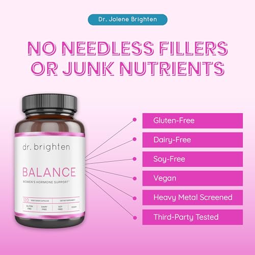 Dr. Brighten Balance - Hormone Balance for Women with Chasteberry and DIM - Targets - Maple Wellness Supplements