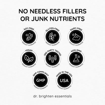 Dr. Brighten Balance - Hormone Balance for Women with Chasteberry and DIM - Targets Hormonal Acne, Period Issues, & PMS - Vegan, Non-GMO - Maple Wellness Supplements