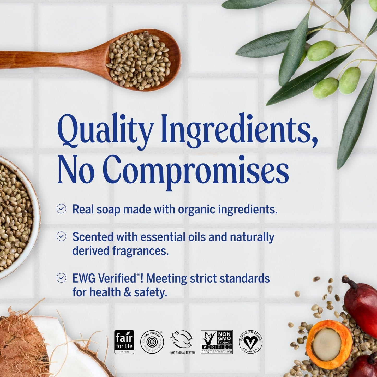 Dr. Bronner's Pure-Castile Magic Liquid Soap (Baby Unscented, 8 Ounce)- Made with Regenerative Organic Certified Oils, For Face - Maple Wellness Supplements