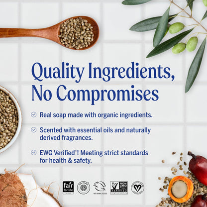 Dr. Bronner's Pure-Castile Magic Liquid Soap (Baby Unscented, 8 Ounce)- Made with Regenerative Organic Certified Oils, For Face - Maple Wellness Supplements