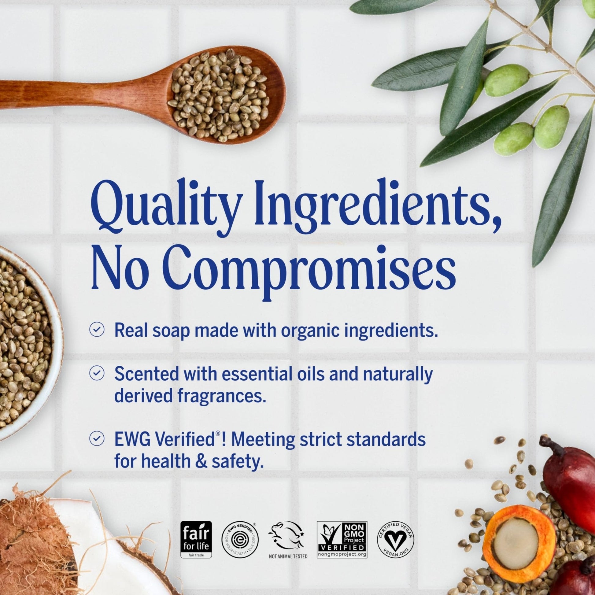 Dr. Bronner's Pure-Castile Magic Liquid Soap - Made with Regenerative Organic Certified Oils- 18-in-1 Uses for Face - Maple Wellness Supplements