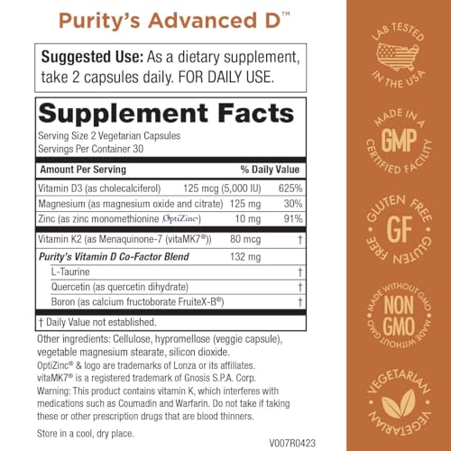 Dr. Cannell's Advanced D - Vitamin D Super Formula - Purity Products (3 Pack) - Packed - Maple Wellness Supplements
