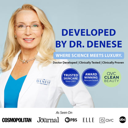 Dr. Denese SkinScience Firming Facial Collagen Eye Cream 1oz – Hydrating Under Eye Treatment with Hyaluronic Acid, Peptides & Ceramides for Puffiness, Dark Circles, Fine Lines – Cruelty-Free Skin Care - Maple Wellness Supplements
