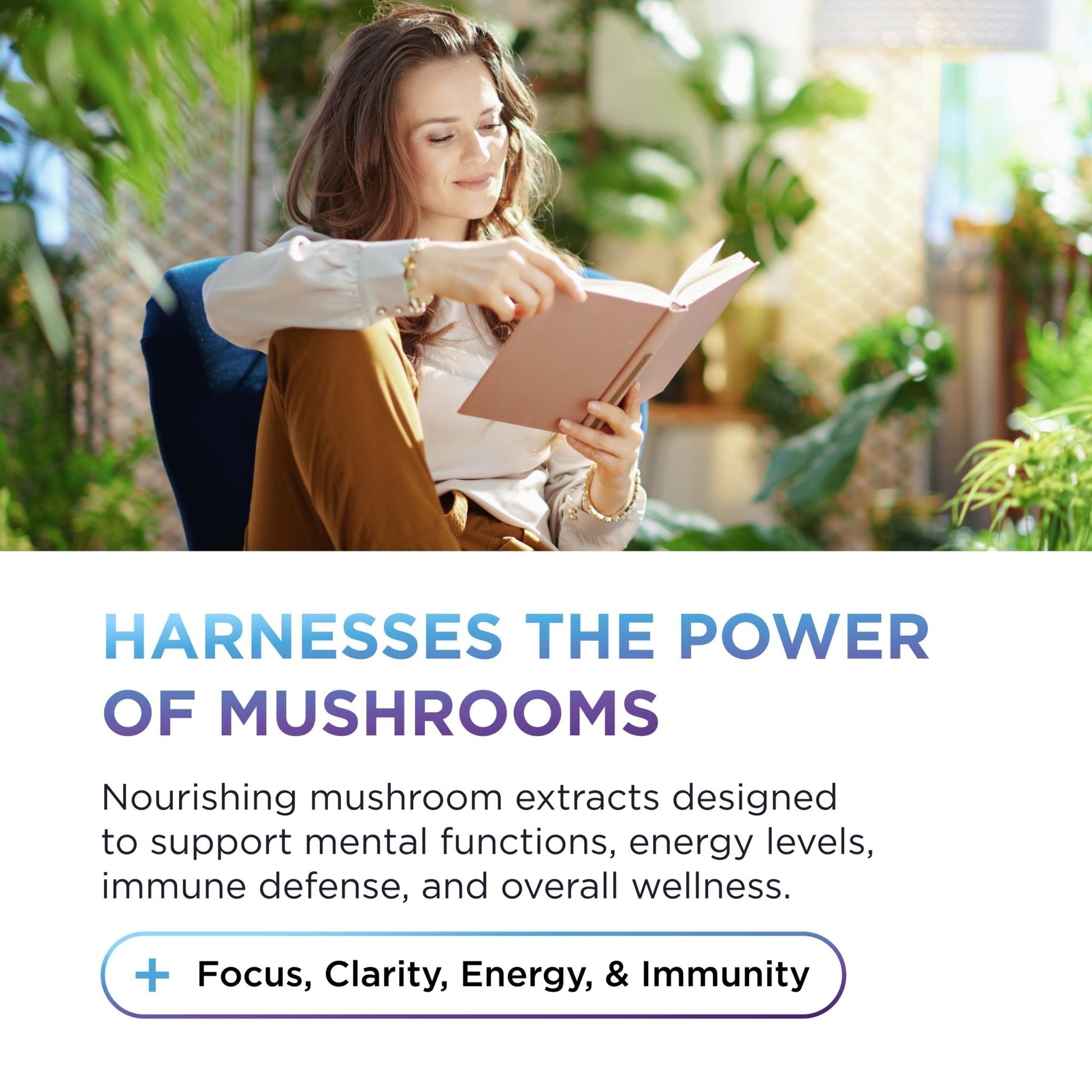 DR. EMIL NUTRITION 10 Mushroom Supplement for Mental Clarity, Focus & Immune Support - Functional Mushroom Nootropic Supplement with Lions Mane Extract, Cordyceps, Turkey Tail & More - Maple Wellness Supplements