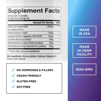 DR. EMIL NUTRITION Total Gut Health Complex - Prebiotic, Probiotic & Postbiotic Supplement - Supports Digestive Health, Bloating & Gut Balance - Maple Wellness Supplements