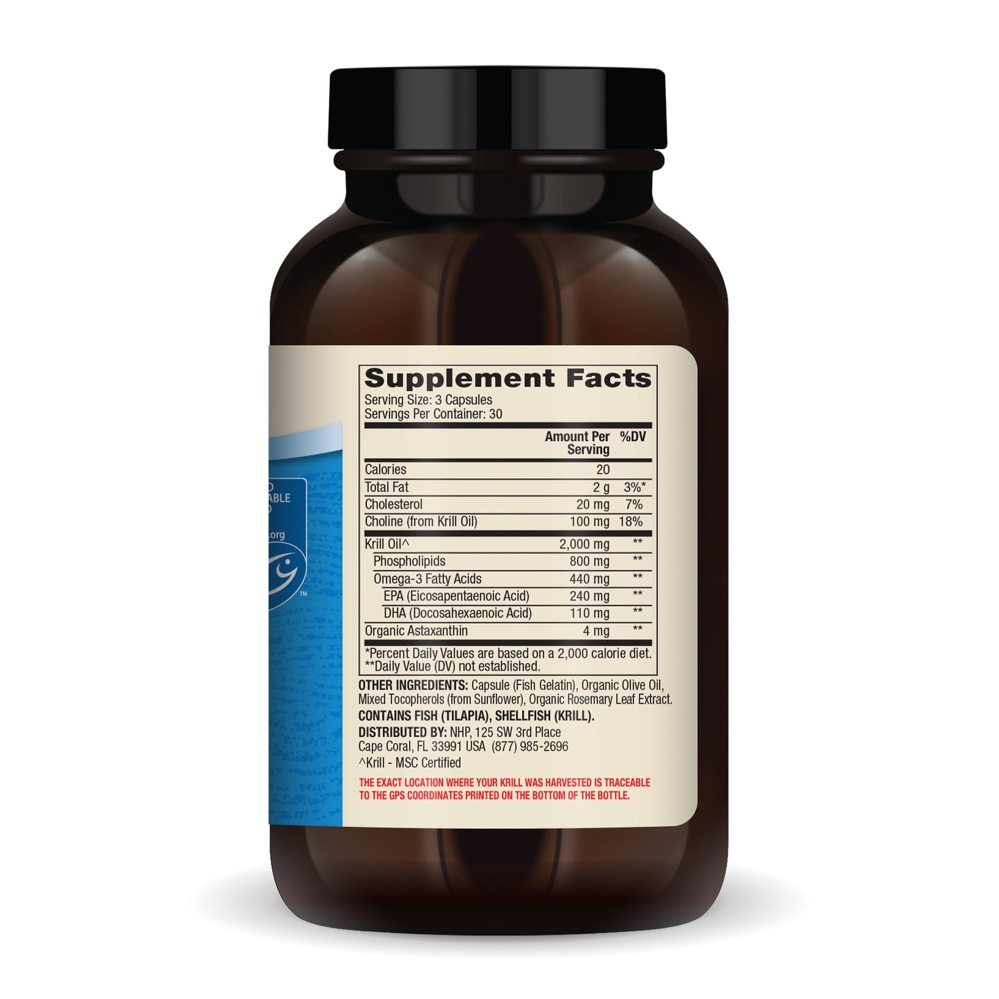 Dr. Mercola Krill Oil Double Strength, 90 Servings (270 Capsules), Dietary Supplement - Maple Wellness Supplements