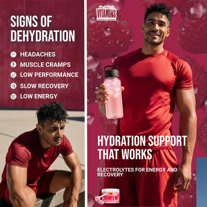 Dr. Price’s Electrolytes Powder Bulk – Raspberry, 90 Servings | Sugar Free Hydration Drink Mix with 72+ Trace Minerals, Manganese | Keto Electrolytes - Maple Wellness Supplements