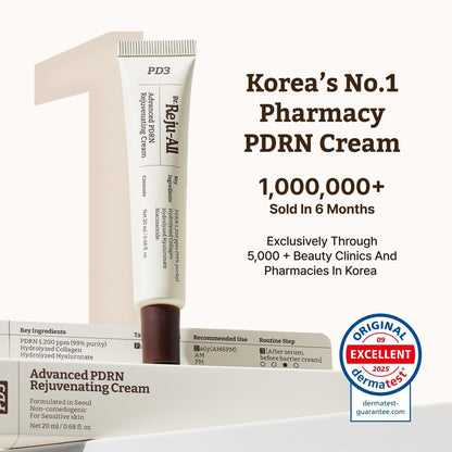 Dr. Reju-All PDRN Rejuvenating Cream – Rejuall PDRN Face Moisturizer – Optimal 1200ppm for Glass Skin & Plumping - Maple Wellness Supplements