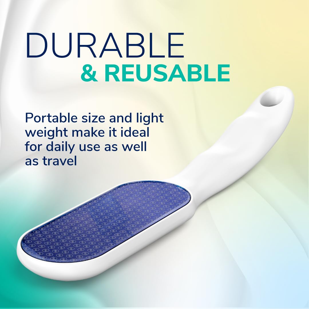 Dr. Scholl's Hard Skin Remover Nano Glass Foot File - Foot Callus Remover, Durable Foot Scrubber - Maple Wellness Supplements