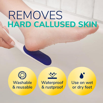 Dr. Scholl's Hard Skin Remover Nano Glass Foot File - Foot Callus Remover, Durable Foot Scrubber - Maple Wellness Supplements