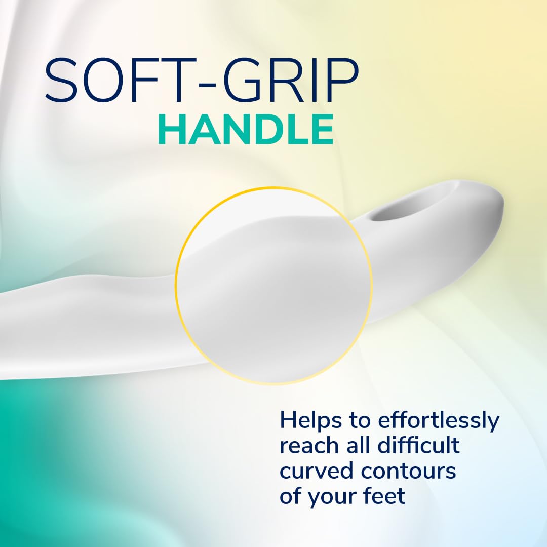 Dr. Scholl's Hard Skin Remover Nano Glass Foot File - Foot Callus Remover, Durable Foot Scrubber - Maple Wellness Supplements