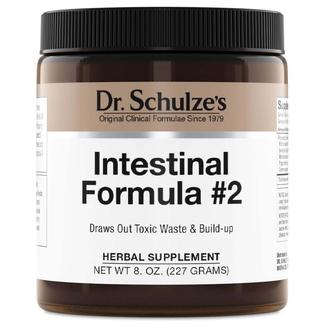 Dr. Schulze's | Intestinal Formula 2 | Herbal Colon Cleanse Formula | 8 Oz. Jar - Maple Wellness Supplements