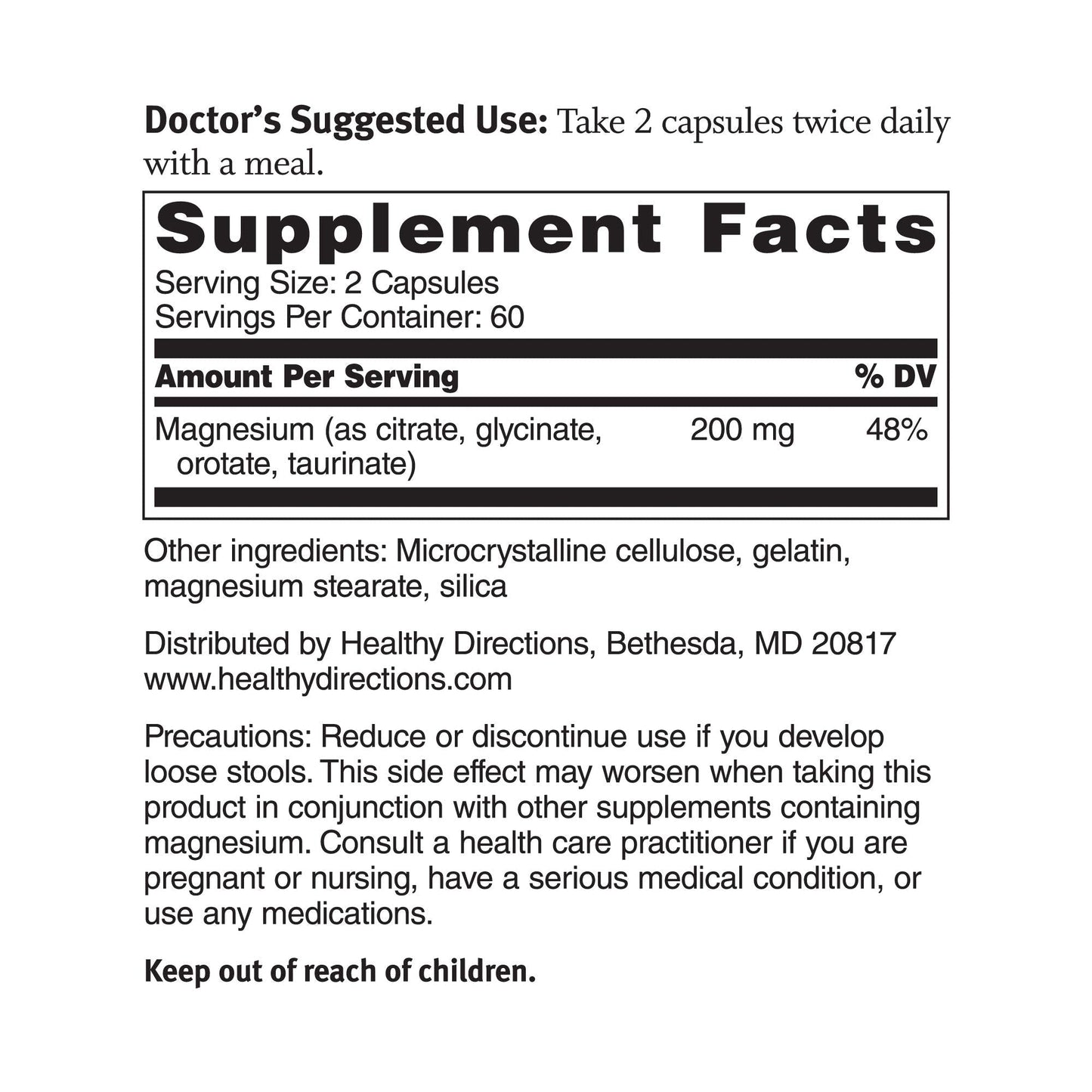 Dr. Sinatra's Magnesium-Broad-Spectrum Complex with Magnesium Glycinate and Citrate for Healthy Blood Pressure Levels and Blood Flow (400 mg) - Maple Wellness Supplements