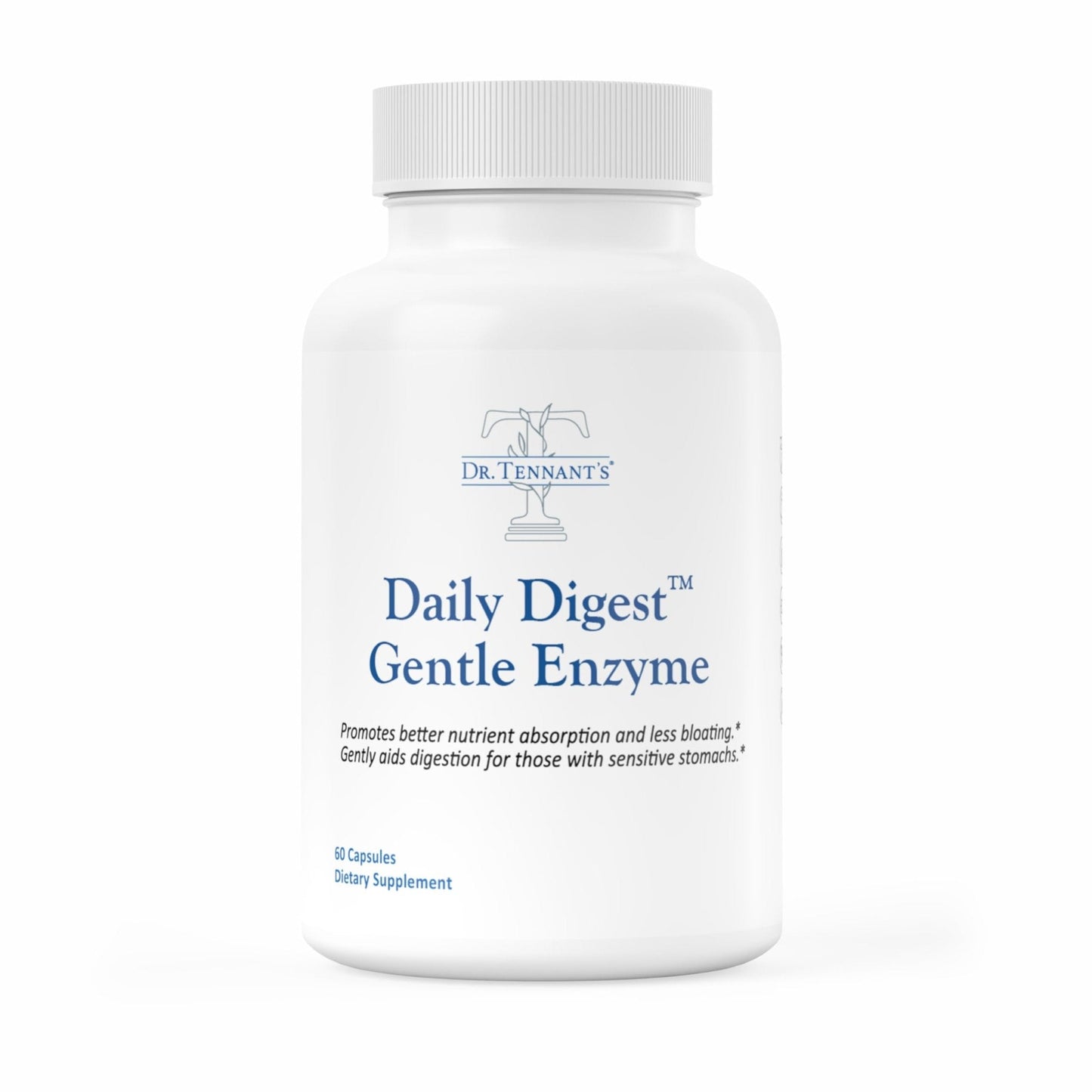 Dr. Tennant's Digestive Enzymes with Bromelain, Papain and Lipase - Bloating Relief and Gas Support for Sensitive Stomachs, Vegan, 27-Enzyme Blend, - Maple Wellness Supplements