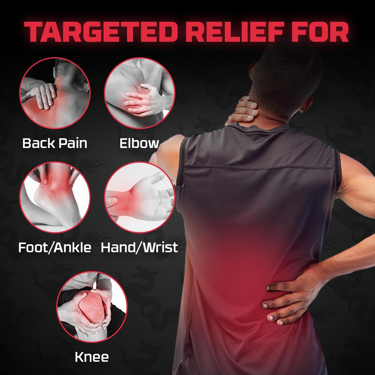 Dragon - Ultra Strength Pain Relief Cream for Muscle, Back and Joint Pain Cream, 2 Ounce (Pack of 3) - Maple Wellness Supplements