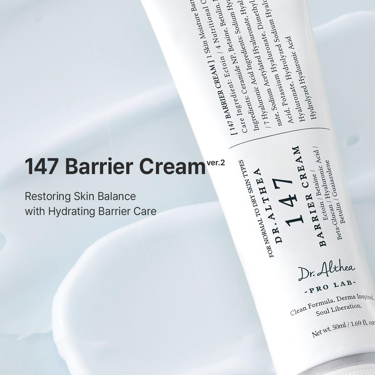 Dr.Althea 147 Barrier Cream | Daily Skin Barrier Care | Deep Hydrating with Hyaluronic Acid - Maple Wellness Supplements