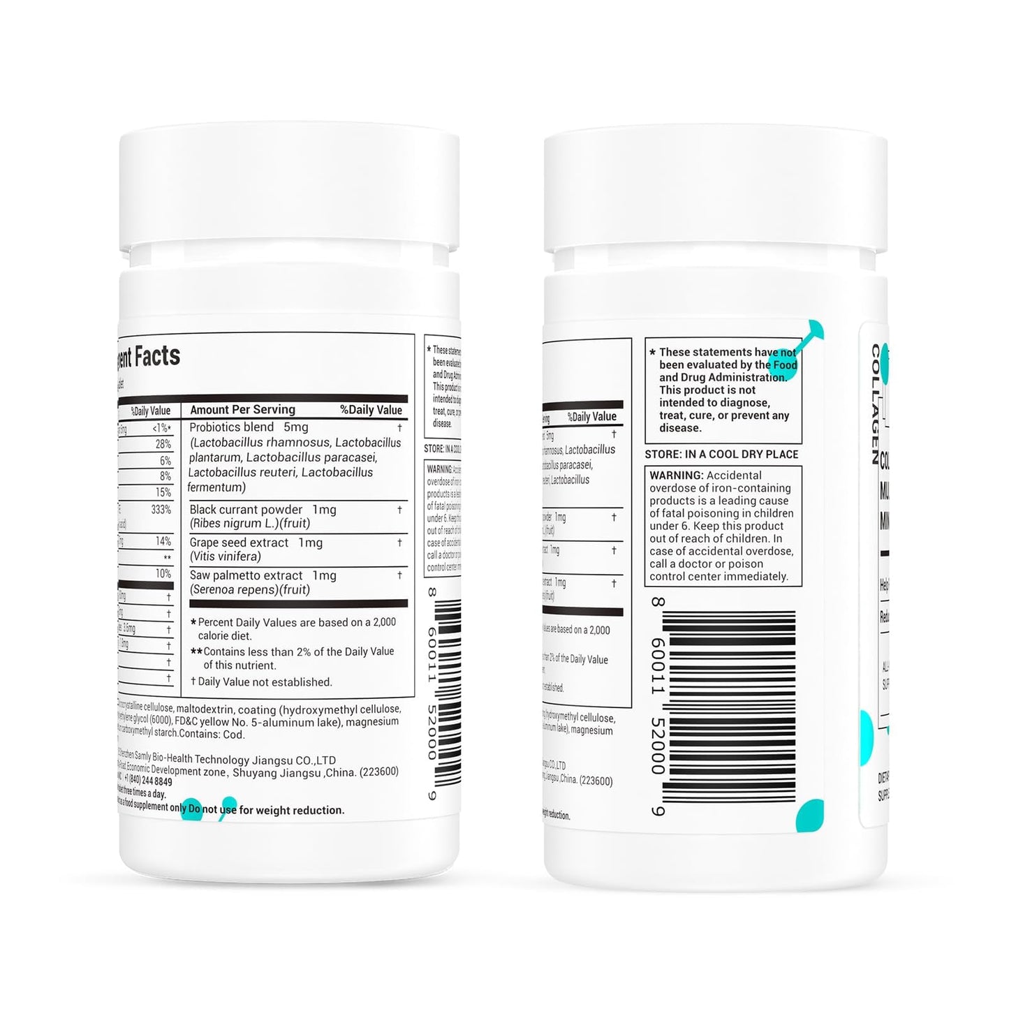 DrBioCare Collagen Peptides for Women, Beauty Vitamin & Mineral Supplement,Contains Vitamin D3, Probiotics for Women & Collagen Peptides,Vitamin B Complex,Vitamin E 180 Tablets - Maple Wellness Supplements