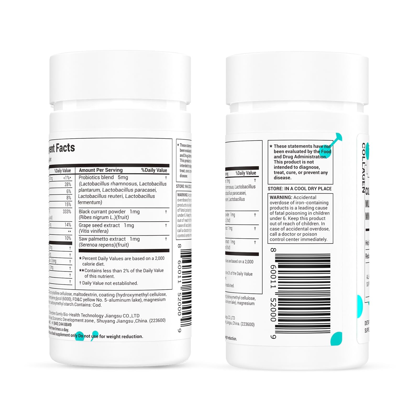DrBioCare Collagen Peptides for Women, Beauty Vitamin & Mineral Supplement,Contains Vitamin D3, Probiotics for Women & Collagen Peptides,Vitamin B Complex,Vitamin E 180 Tablets - Maple Wellness Supplements