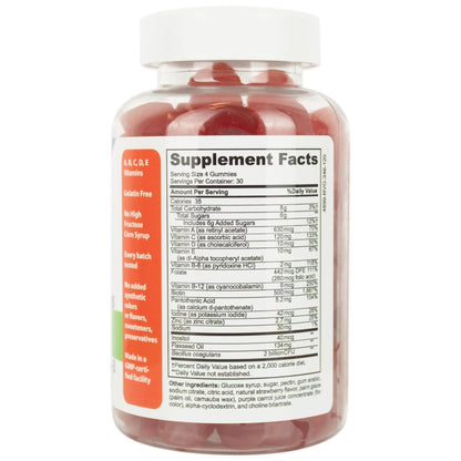 DrFormulas Multivitamin Gummies with Omega 3 and Probiotics for Kids and Adults with Vitamin C | Nexabiotic with Vitamin A, C, D3, E, B6, B12 - Maple Wellness Supplements