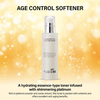 DR+LAB Age Control Softener 5.07 fl oz /150ml Moisturizing Wrinkle Care Nutrient Face Toner for Dry, Dull, Uneven Texture Skin Korean Skincare - Maple Wellness Supplements