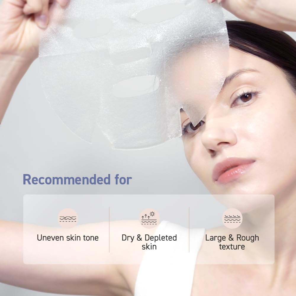 DR.ORACLE Niacinamide Recipe White Mask, Moisturizing, Special K-Beauty Face Care, 250ml (8.4 fl. oz.), 1 box - 10 sheets - Maple Wellness Supplements