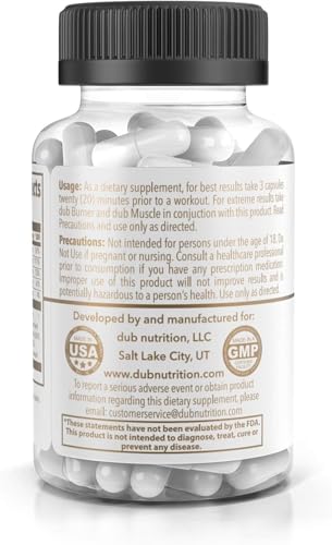 Dub Nutrition Youth - Formula with Acai, Resveratrol, Curcumin, Vitamins A, C, D, E, B12, and CoQ10 - Supports Immunity and Mobility - 90 Capsules - Maple Wellness Supplements