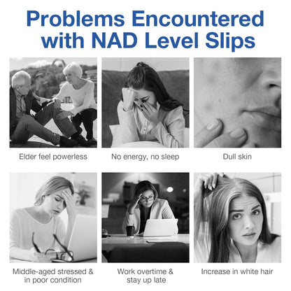 DUCRKACS NAD Supplement - NAD Nicotinamide Riboside Resveratrol 1000mg for Men Women, Liposomal NAD Plus for Energy Anti-Aging, NR Supplement for Energy, Focus, Boost NAD+ - Maple Wellness Supplements