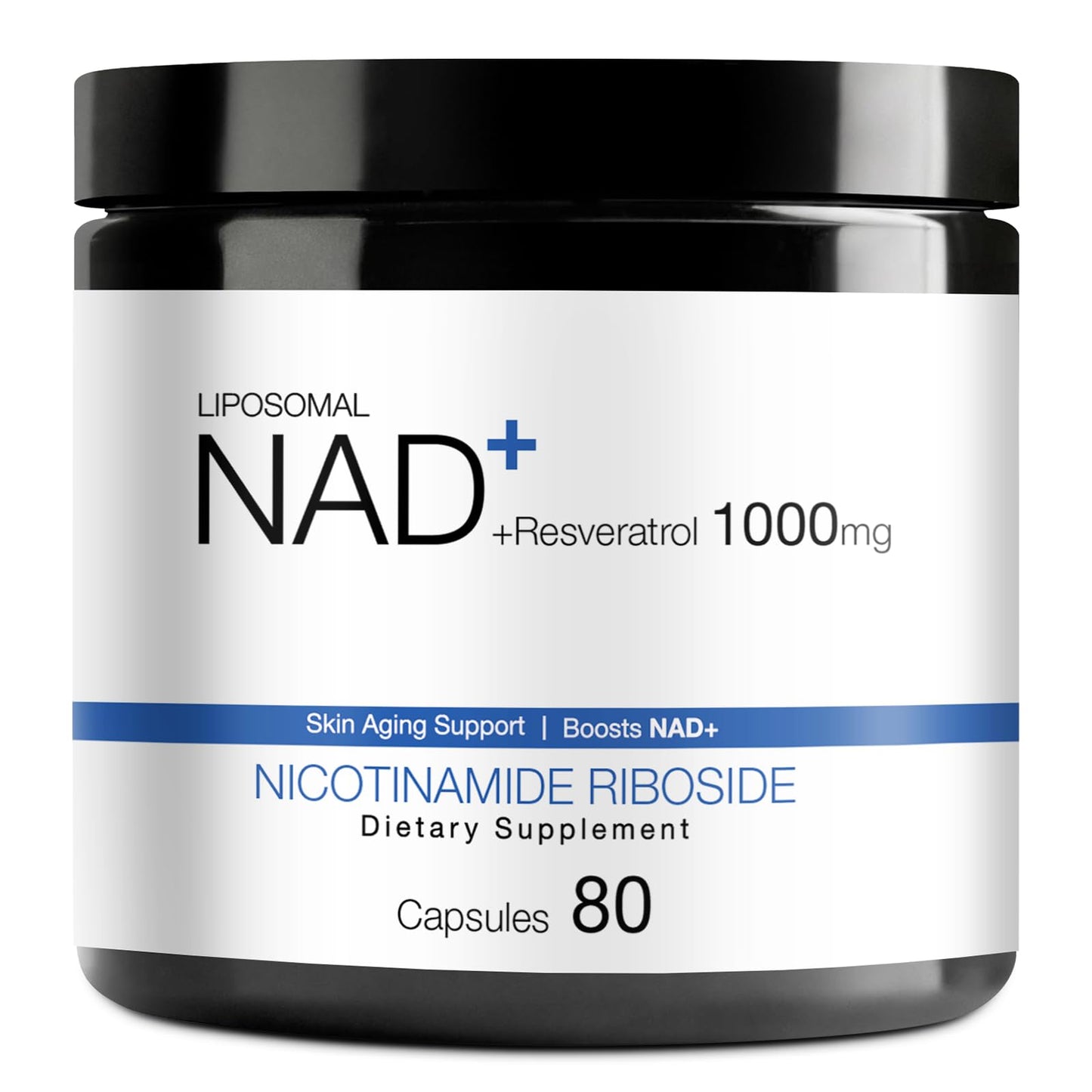 DUCRKACS NAD Supplement - NAD Nicotinamide Riboside Resveratrol 1000mg for Men Women, Liposomal NAD Plus for Energy Anti-Aging, NR Supplement for Energy, Focus, Boost NAD+ - Maple Wellness Supplements