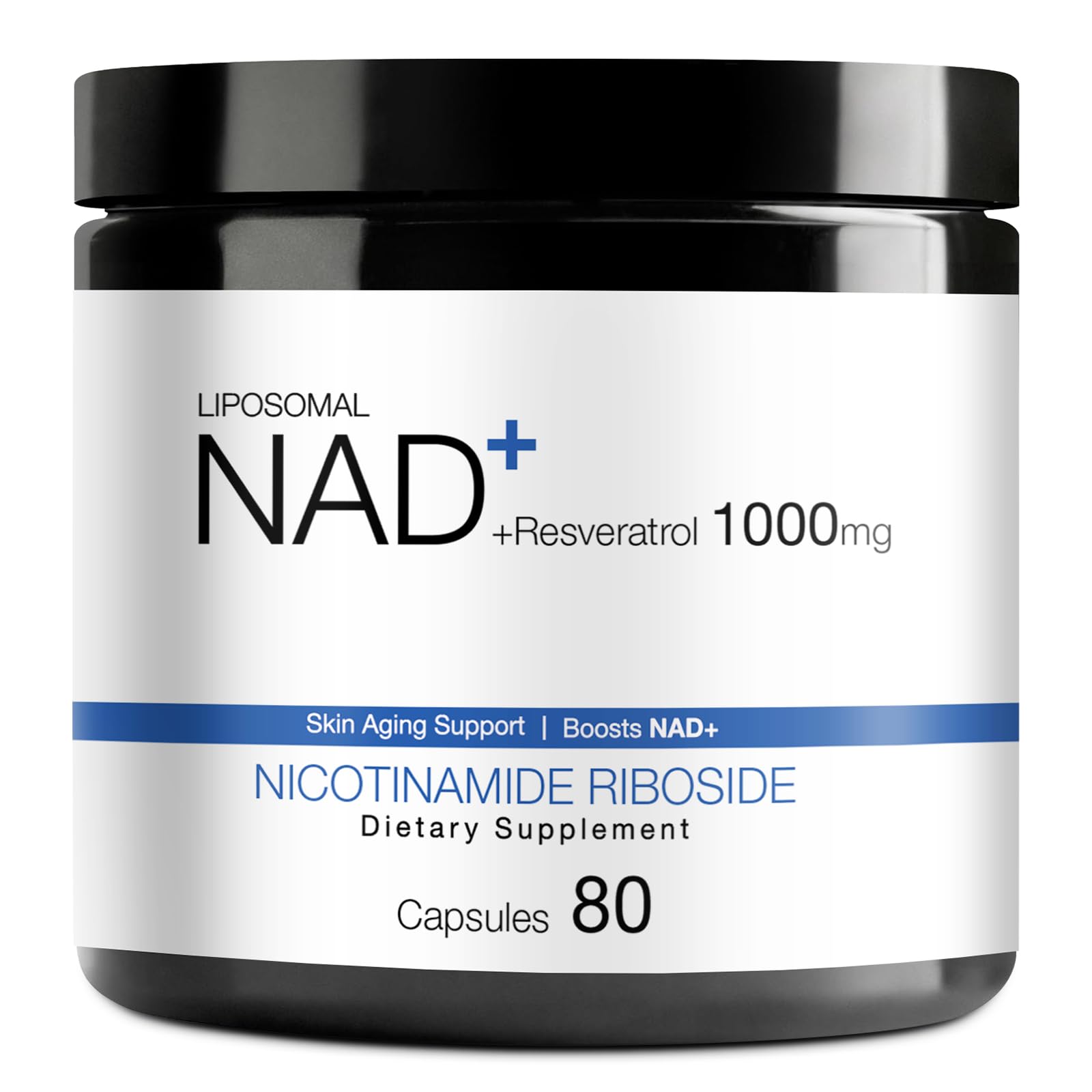 DUCRKACS NAD Supplement - NAD Nicotinamide Riboside Resveratrol 1000mg for Men Women, Liposomal NAD Plus for Energy Anti-Aging, NR Supplement for Energy, Focus, Boost NAD+ - Maple Wellness Supplements